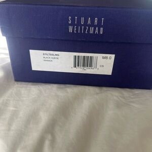Gently used Stuart Weitzman sling back platform pumps